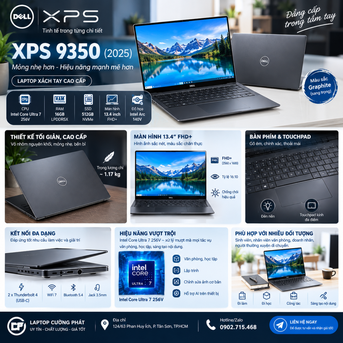 dell xps 9350 utra xách tay giá rẻ